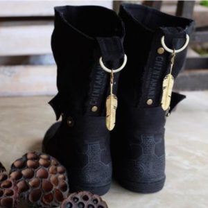 Canvas Boots Shipibo - Black