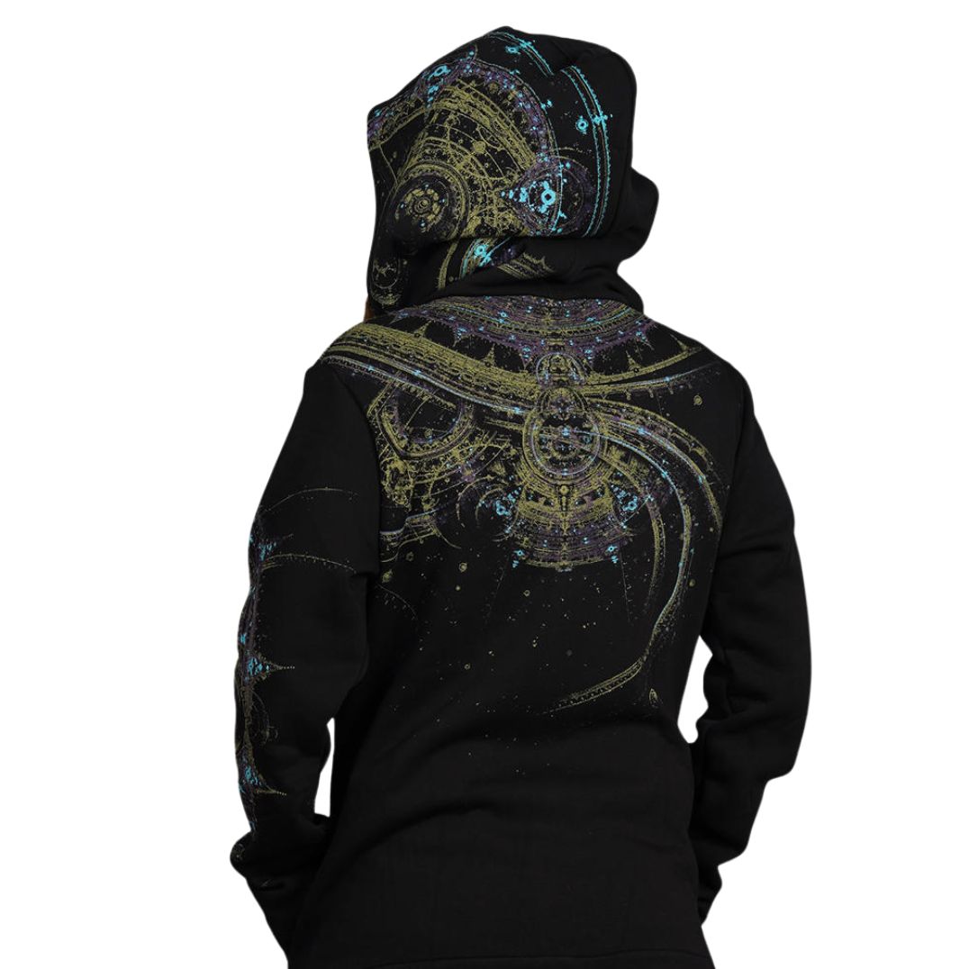 Kapuzenjacke "Portal" Black – Bild 2