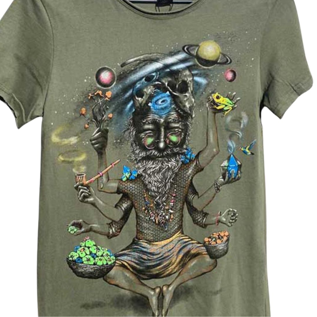 Shirt "Saboosh" Oliv – Bild 2