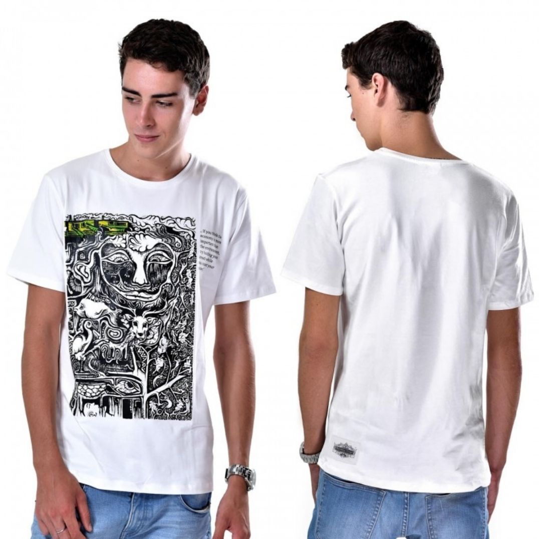 Shirt Burning Ocean "Pollution"
