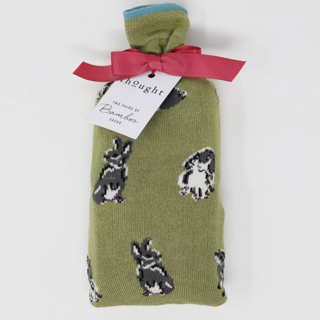 Socken Thought Geschenkset "Bunny" Bambus/Bio-Baumwolle