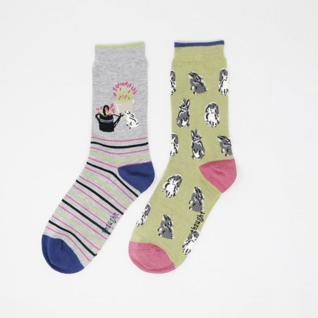 Socken Thought Geschenkset "Bunny" Bambus/Bio-Baumwolle – Bild 2