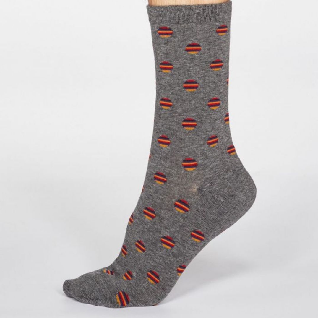 Socken Thought „Spot & Stripe“ Bio-Baumwolle – Bild 2