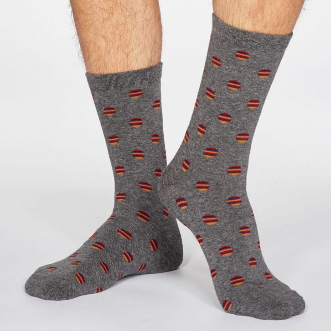 Socken Thought „Spot & Stripe“ Bio-Baumwolle