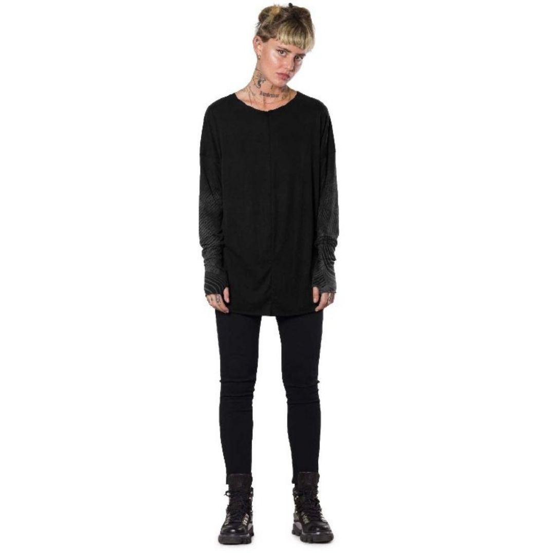 Longsleeve "Okinami" Black - Unisex – Bild 2