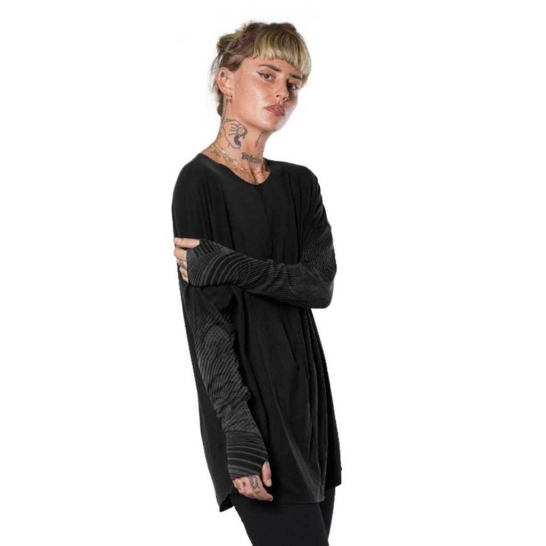 Longsleeve "Okinami" Black - Unisex – Bild 6