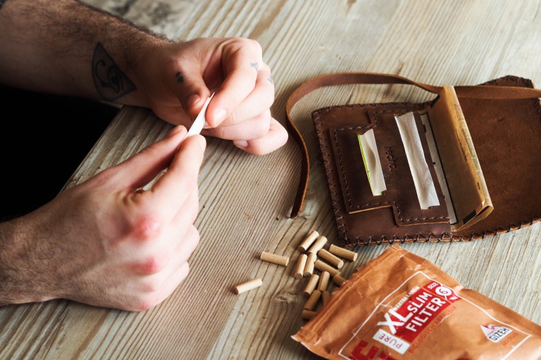 Tabaktasche "Gonzales 420 Edition" Dark Wood – Bild 2