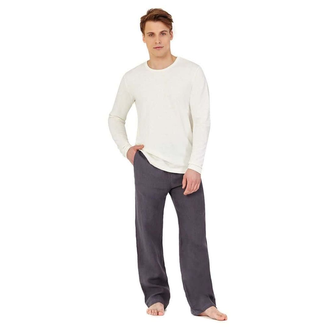 Hose Hanf Unisex - Grau