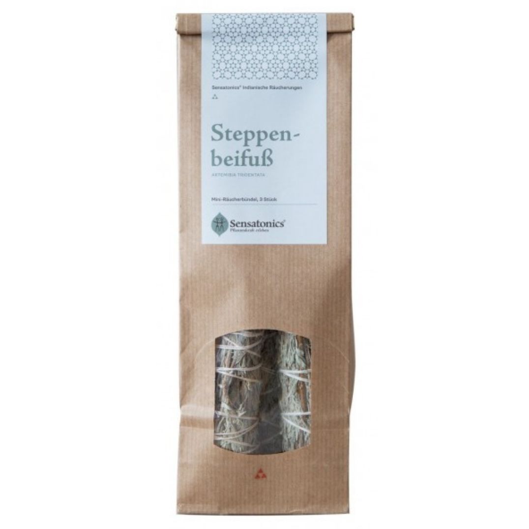 Räucherwerk Steppenbeifuß (Wüstensalbei) 3 Mini Smudges – Bild 2