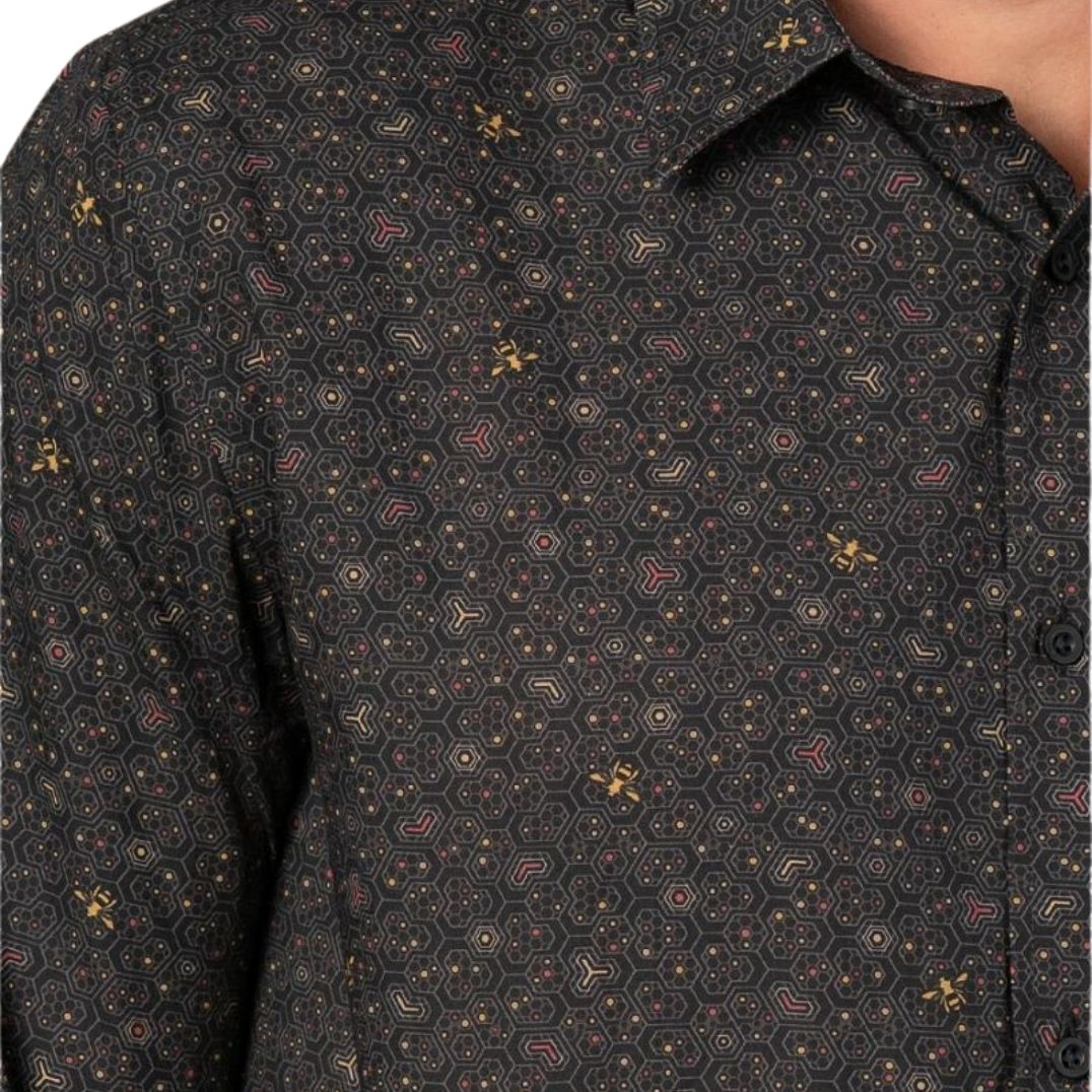 Hemd langarm Digitalprint "Beez" – Bild 2