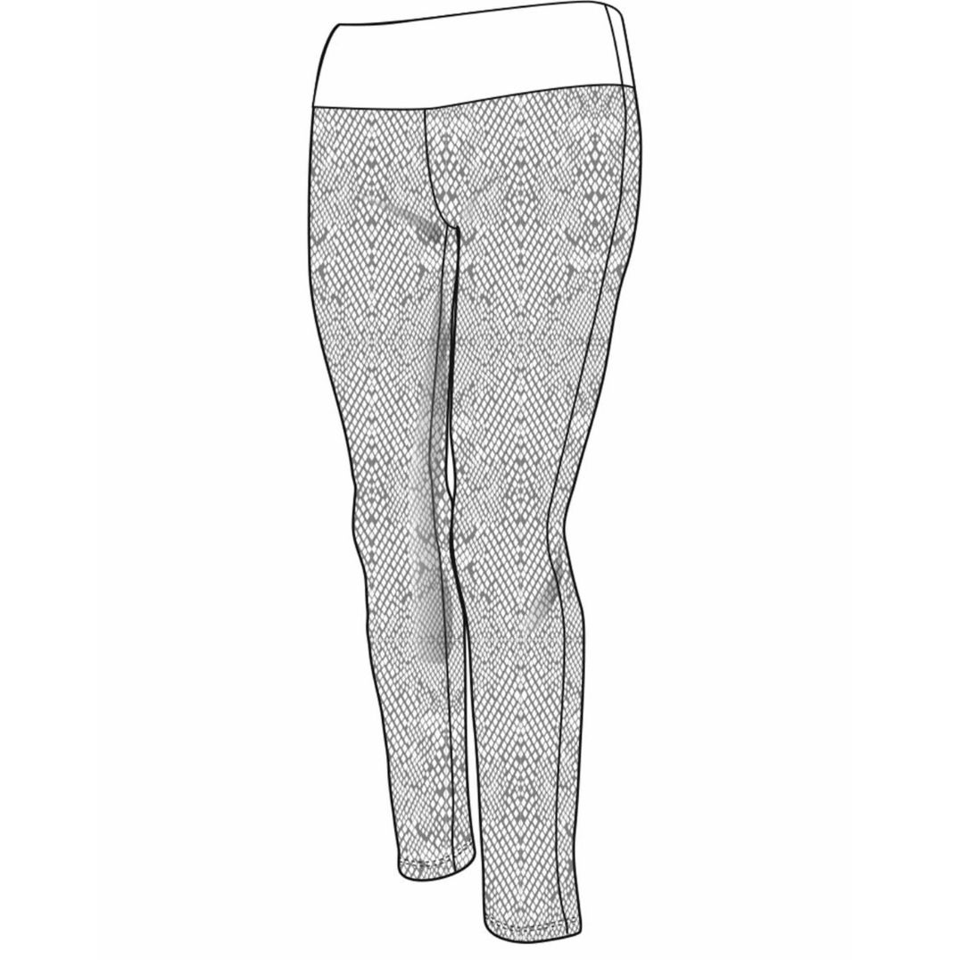 Leggings „Spectrum“ Bambus – Phyton Print – Bild 2
