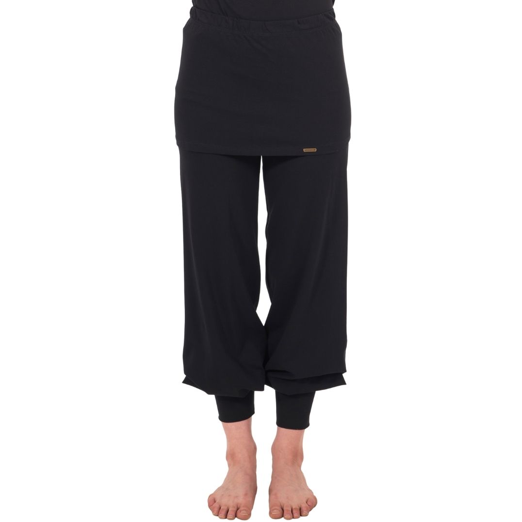 Hose "Honey" Black, Bio GOTS Jersey – Bild 3