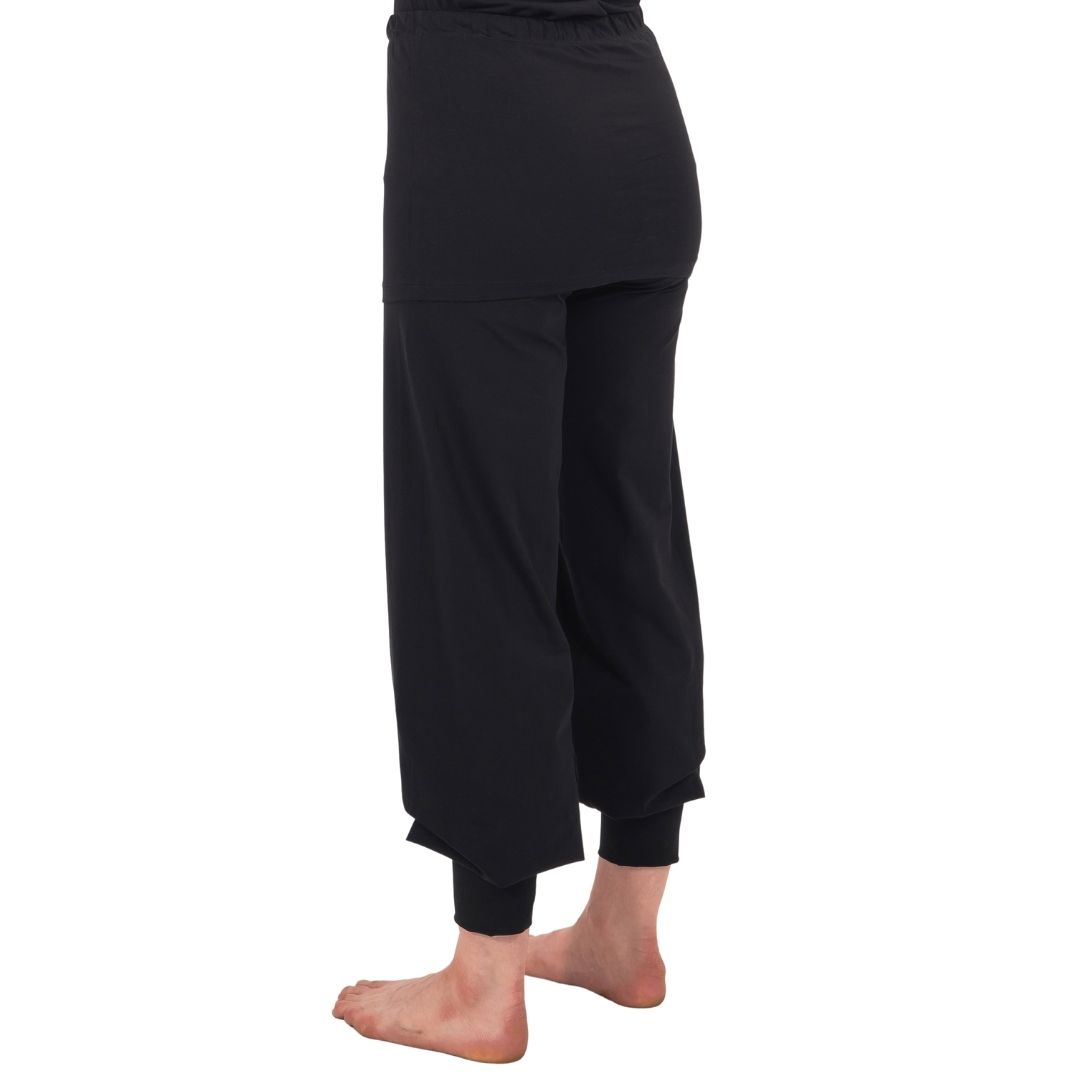 Hose "Honey" Black, Bio GOTS Jersey – Bild 2