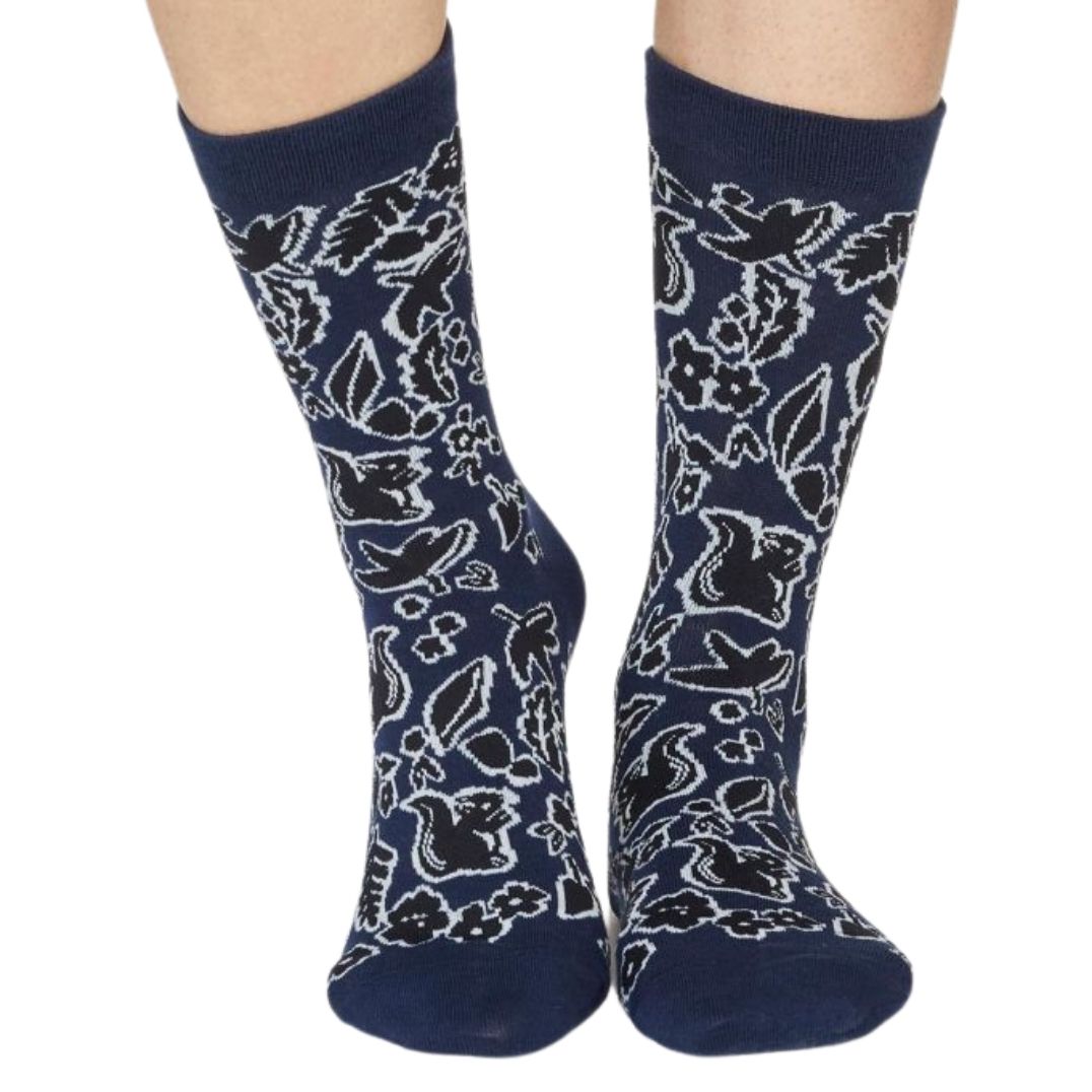 Socken Thought „Forest Animal“ Bio-Baumwolle – Bild 2