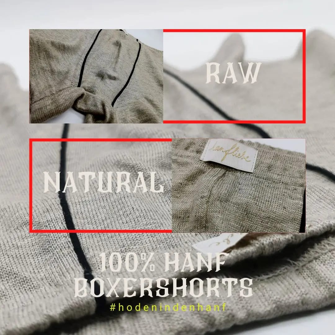 Boxershort "Hanfliebe" 100% Hanf – Bild 3