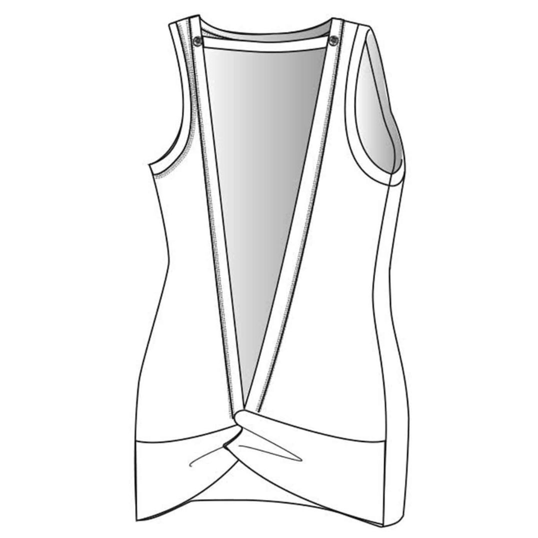 Tank Top "Anahata" Teal, Hanf Lyocell – Bild 4