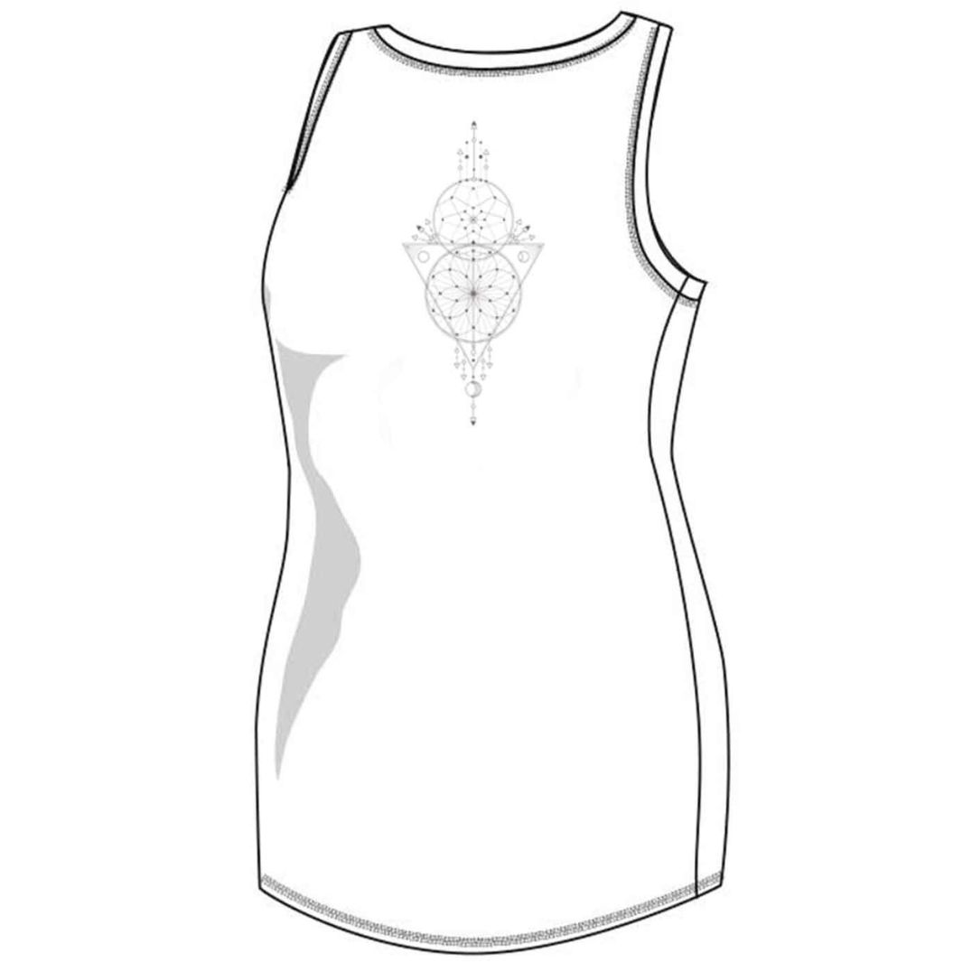 Tank Top "Anahata" Teal, Hanf Lyocell – Bild 3