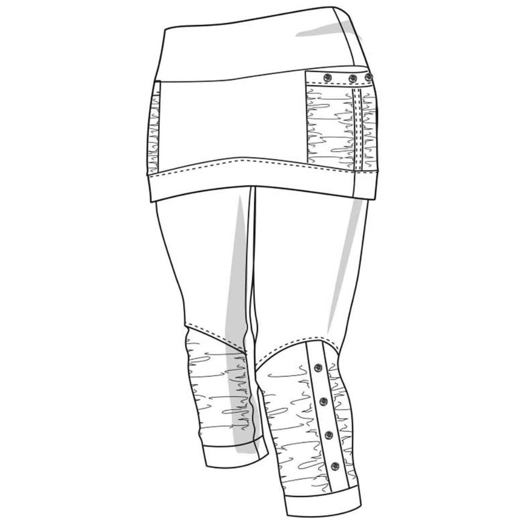 Leggings Nomads "Sativa Capris" Bambus – Bild 6