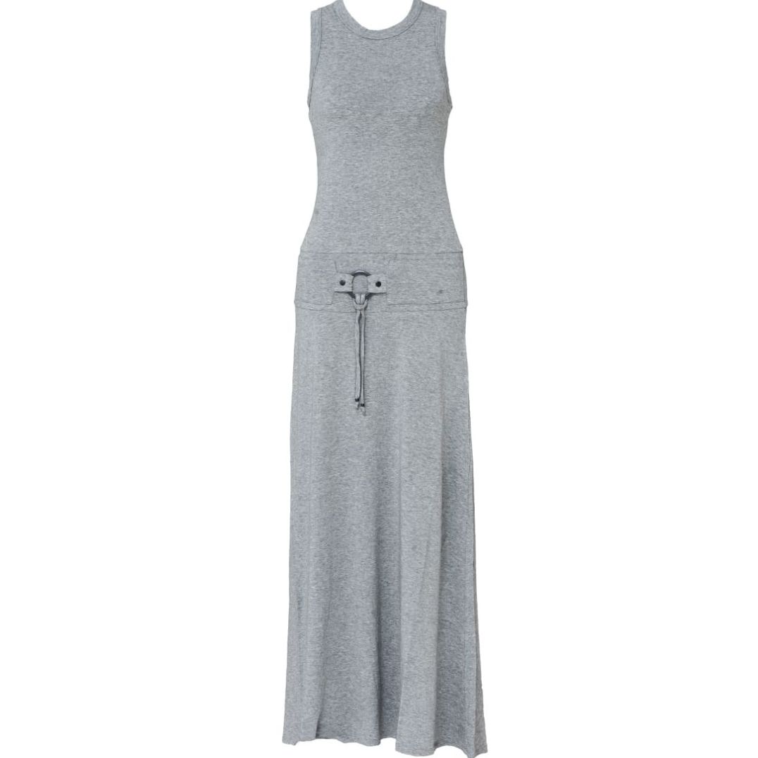 Maxikleid "Thalia Dress" Light Grey