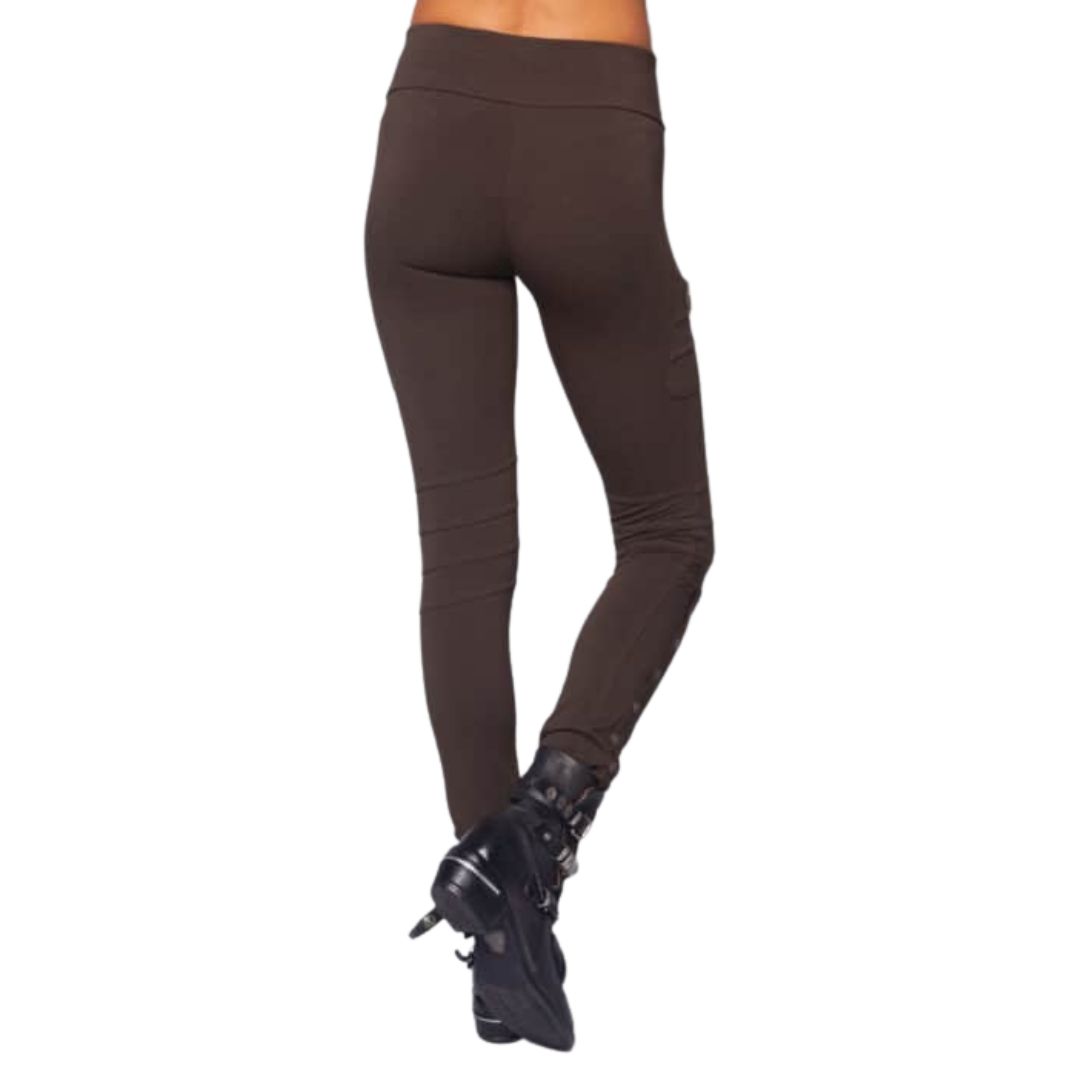 Leggings "Axiom" Brown Mix, Bambus – Bild 3