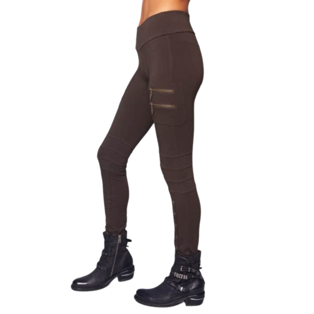 Leggings "Axiom" Brown Mix, Bambus