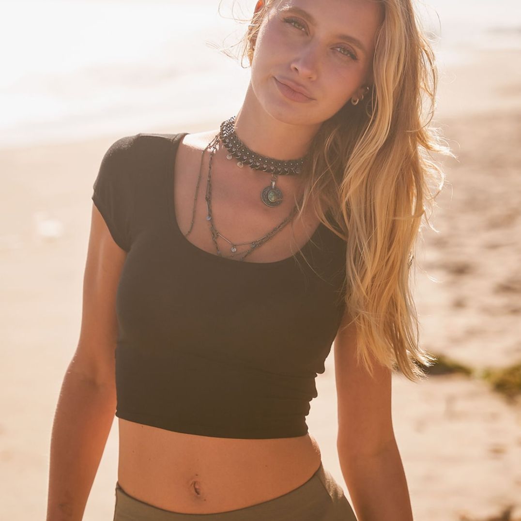 Crop Top Nomads "Stella Tee" Hanf Lyocell – Bild 3