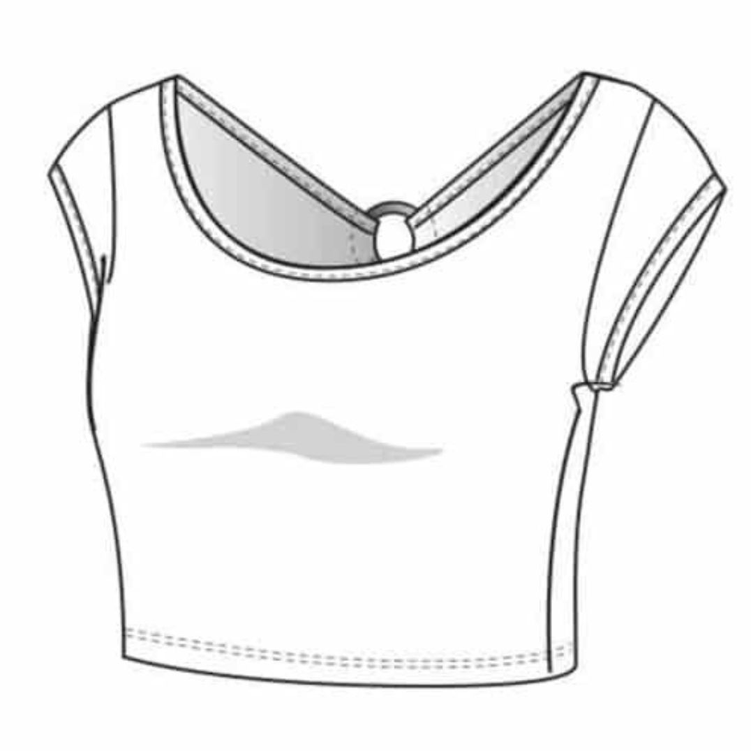 Crop Top Nomads "Stella Tee" Hanf Lyocell – Bild 5