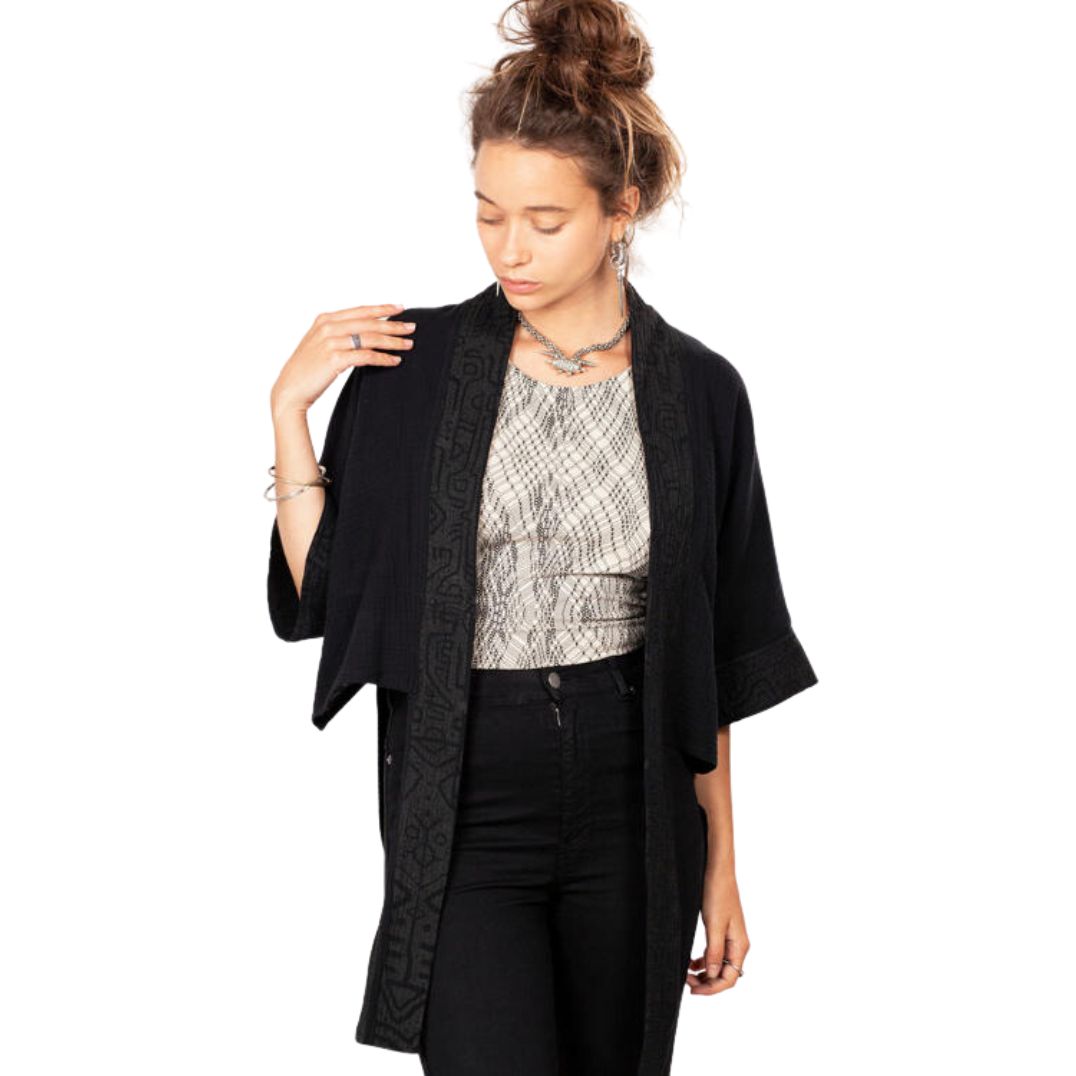 Kimono "Zori" black – Bild 2
