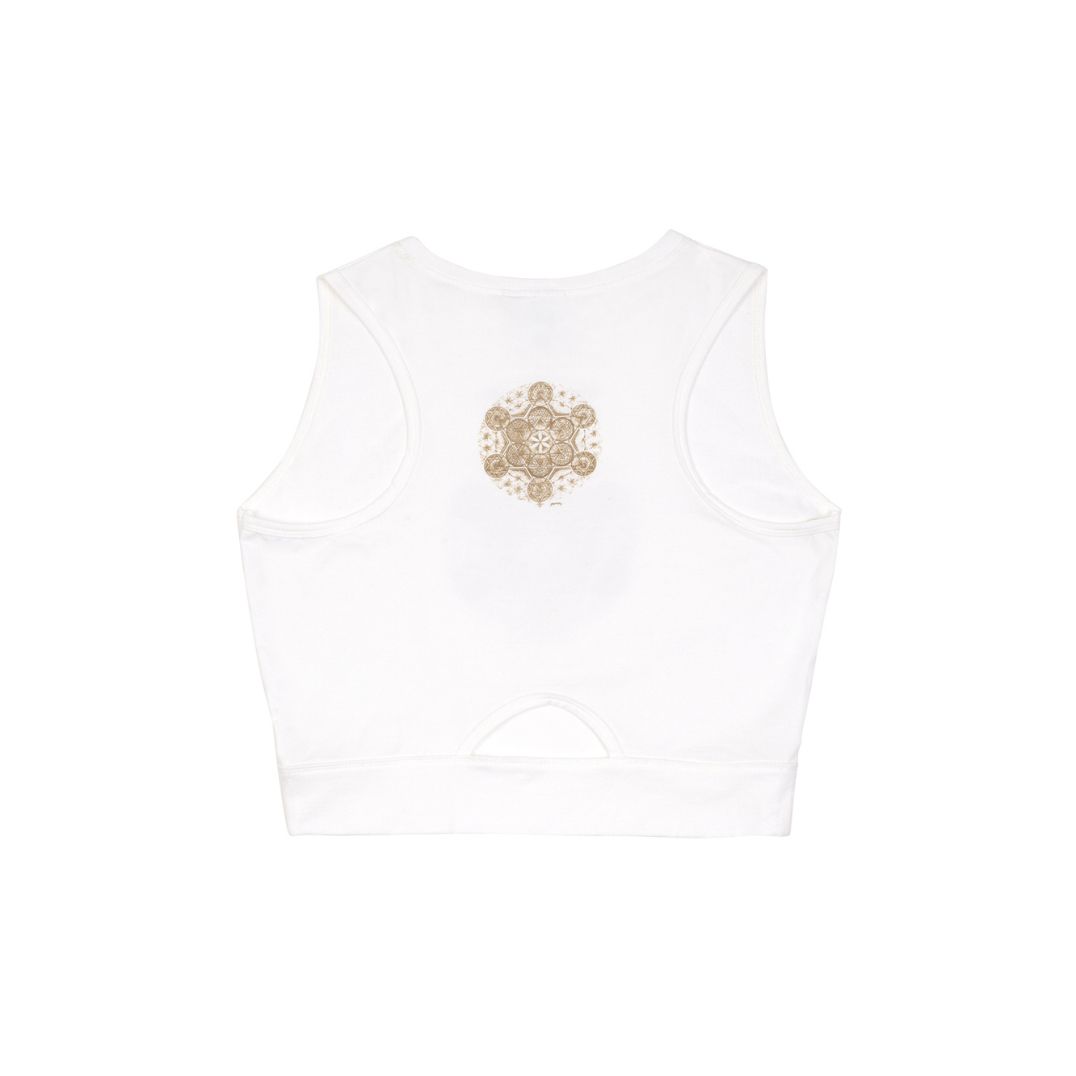 Crop Top "Marigold" white – Bild 2
