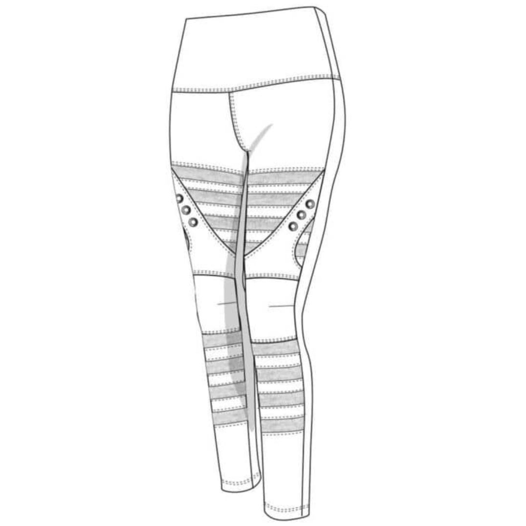 Leggings "Conspiracy" Black, Bambus – Bild 6