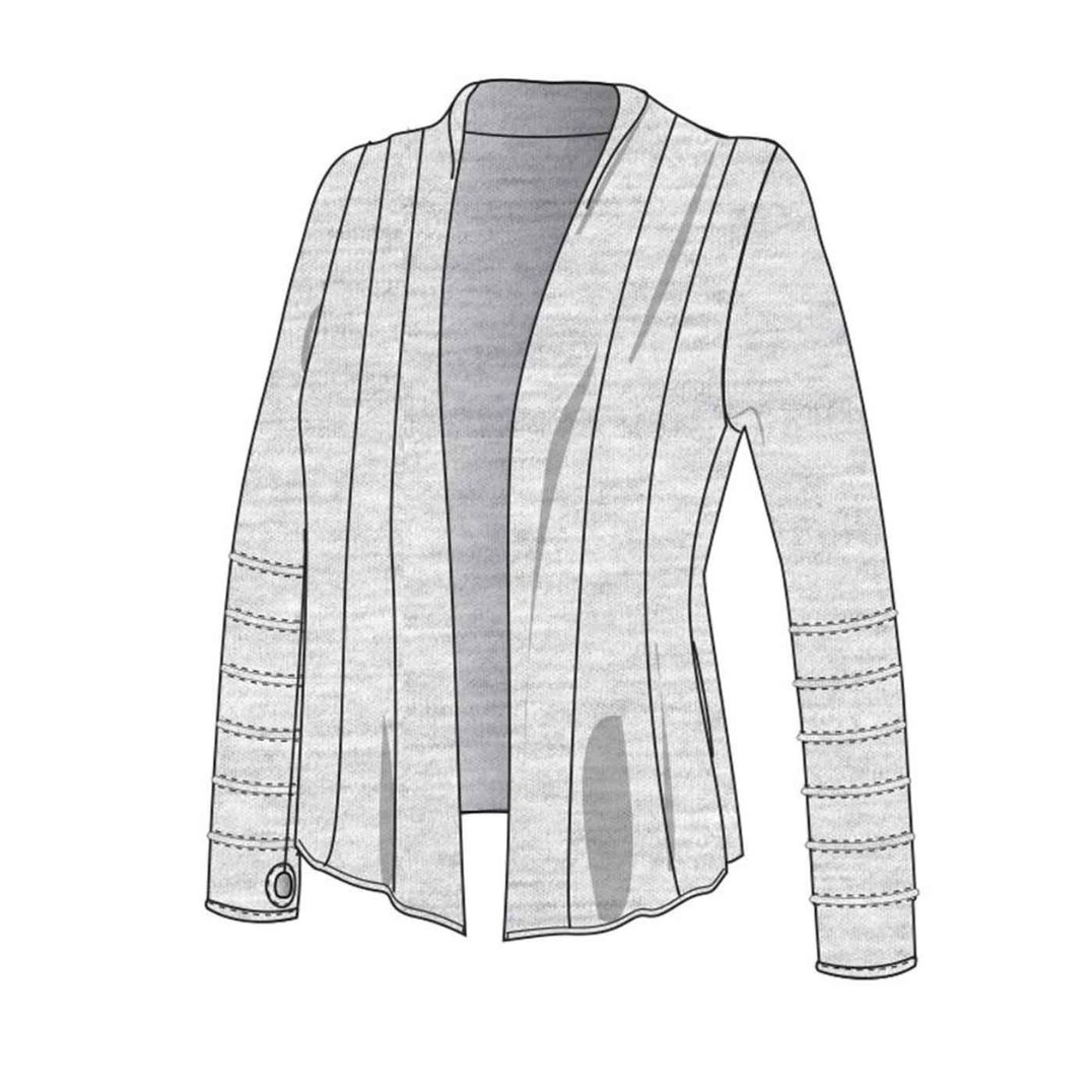 Cardigan "Twilight 2.0" Black, Bambus – Bild 4