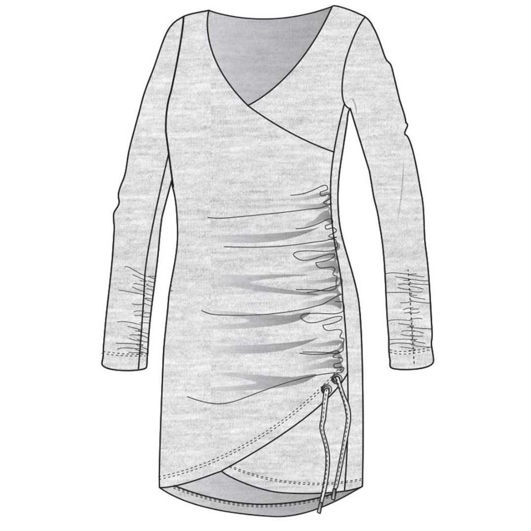 Kleid "Nostalgia" Bambus - Grey Melange – Bild 5