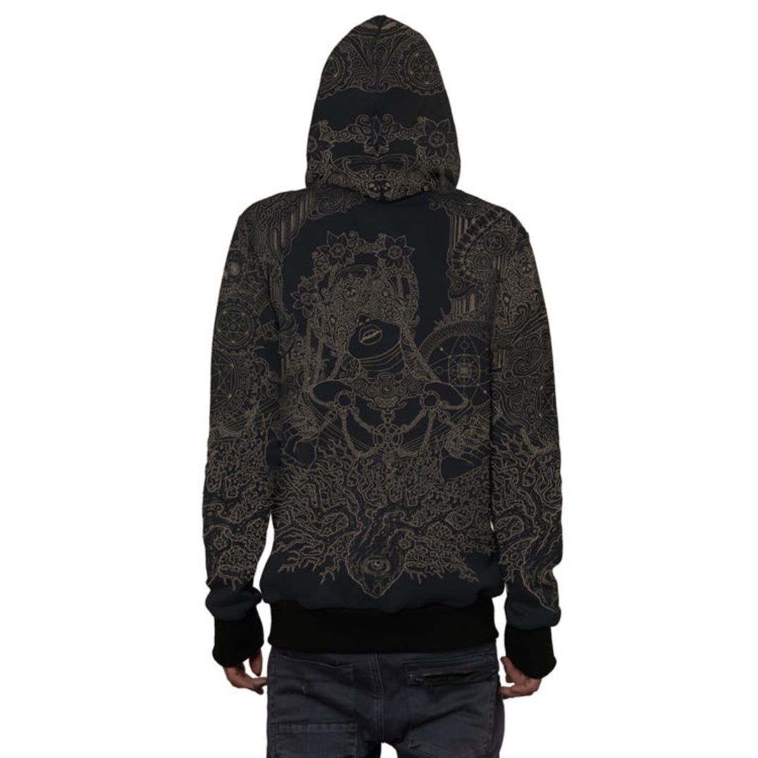 Kapuzenjacke "Persephone" Black – Bild 4