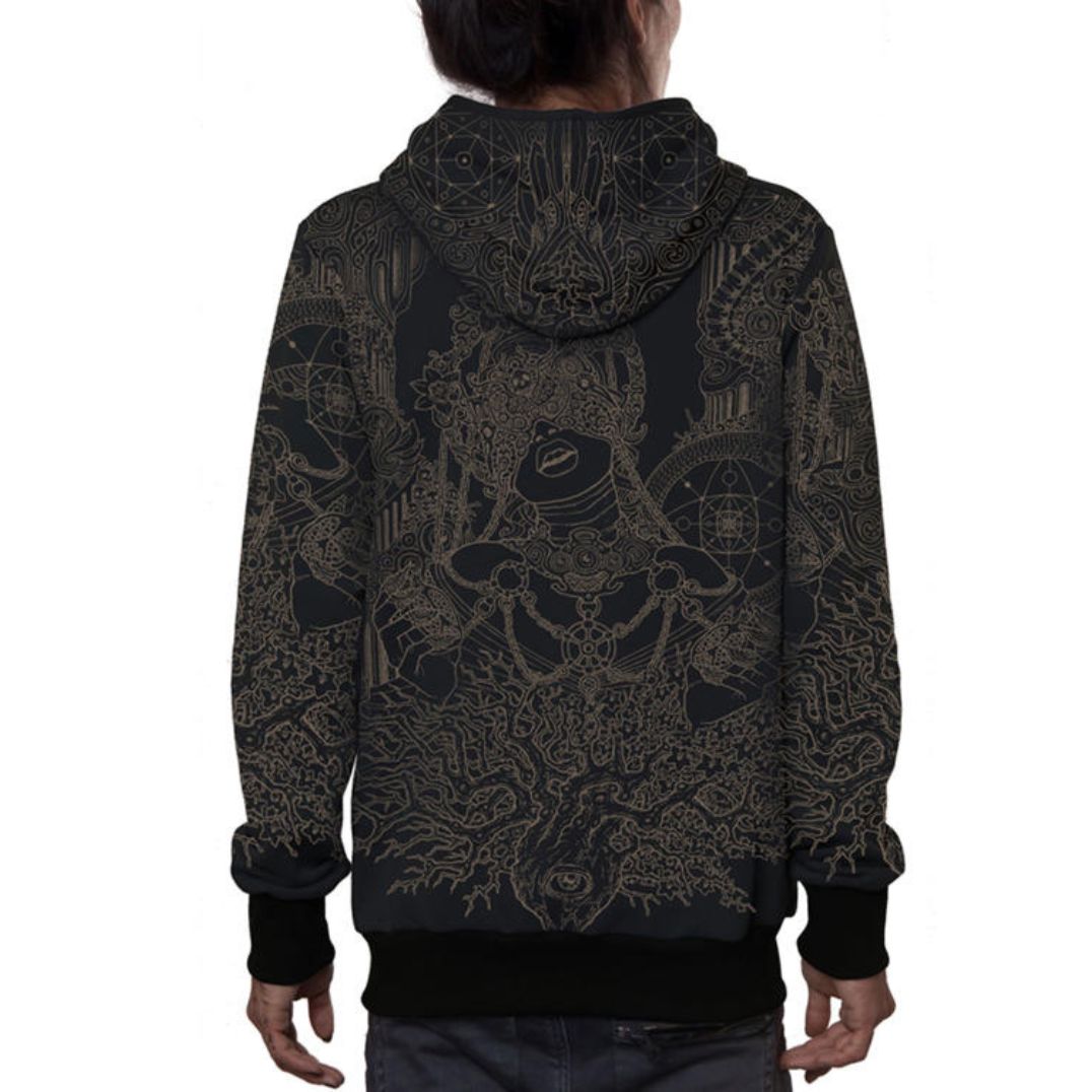 Kapuzenjacke "Persephone" Black