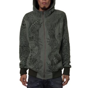 Kapuzenjacke "Persephone" Light Oliv