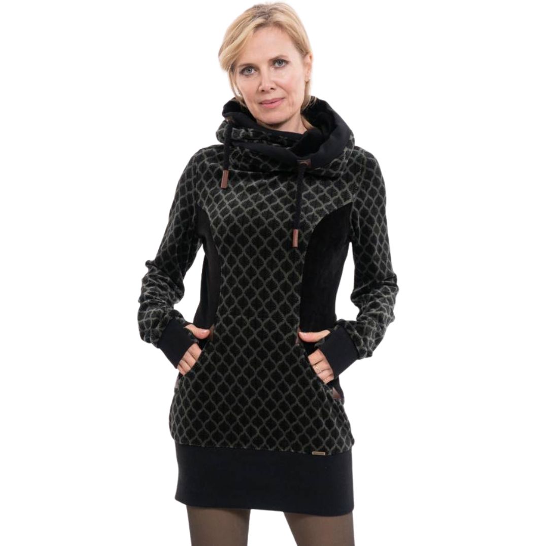 Pullover "Tunika Steffi" - Olive Leaf – Bild 2