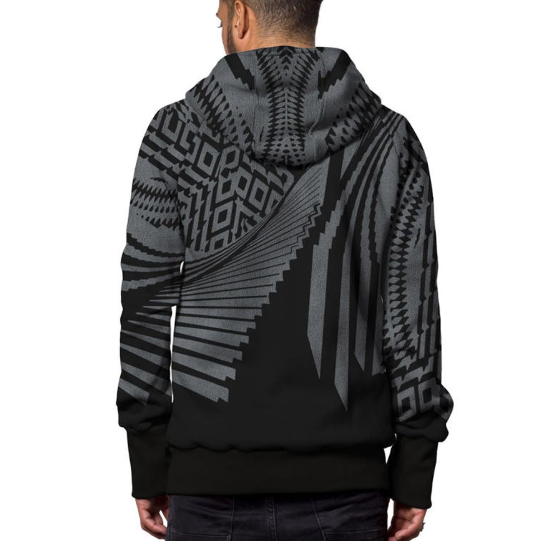 Kapuzenjacke "Atar Hoodie" - Black – Bild 3