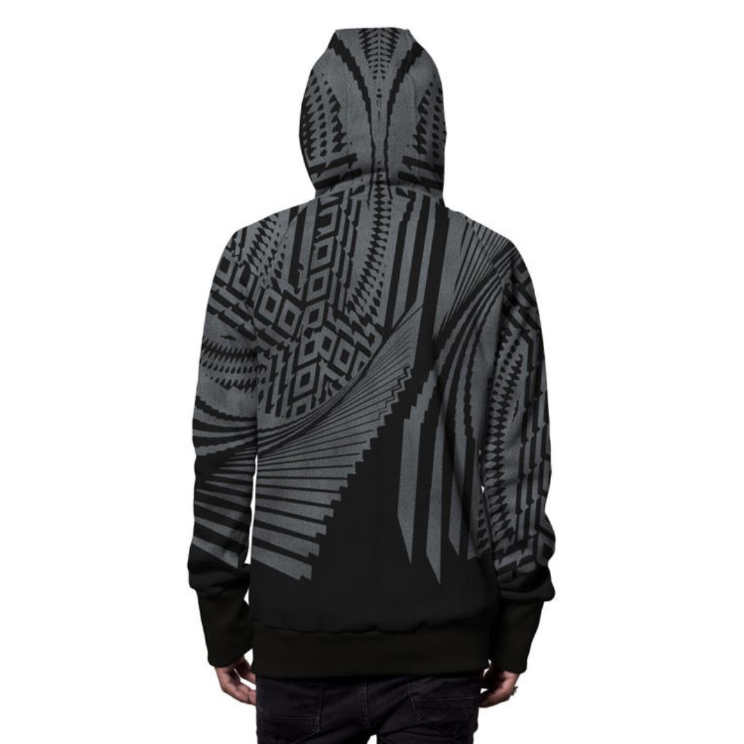 Kapuzenjacke "Atar Hoodie" - Black – Bild 2