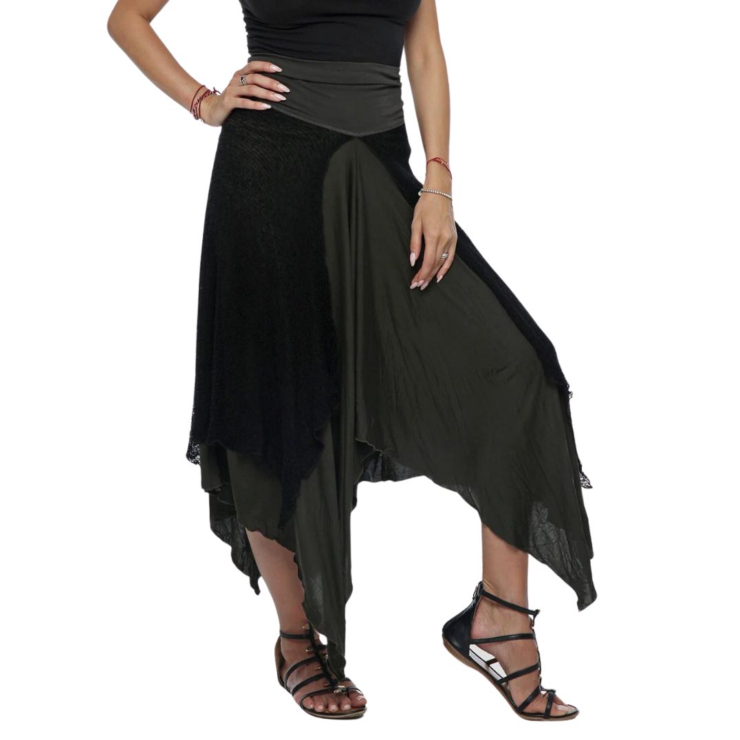 Rock "Le Skirt" Olive-Black