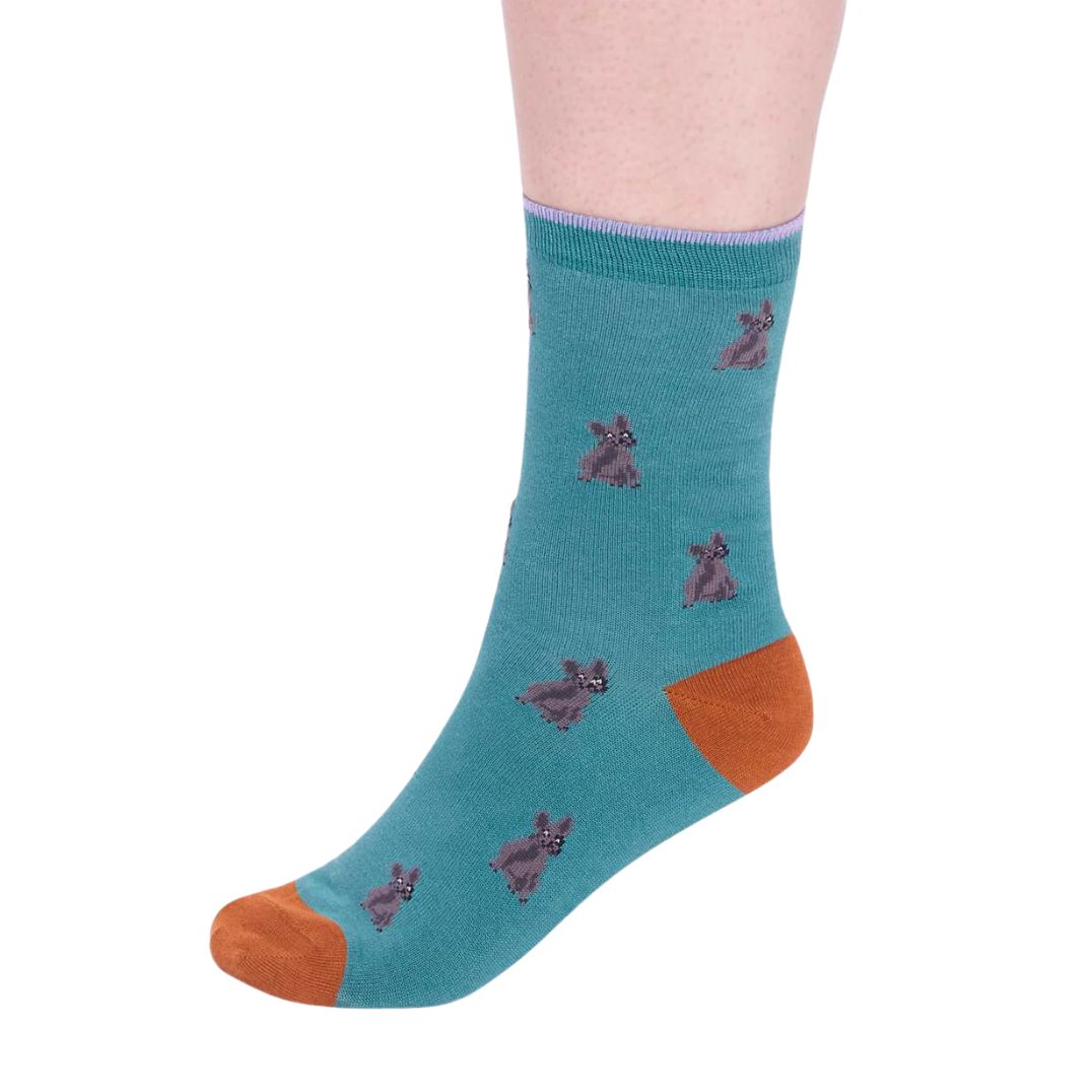 Socken Thought „Dog“ Bambus/Bio-Baumwolle – Bild 2