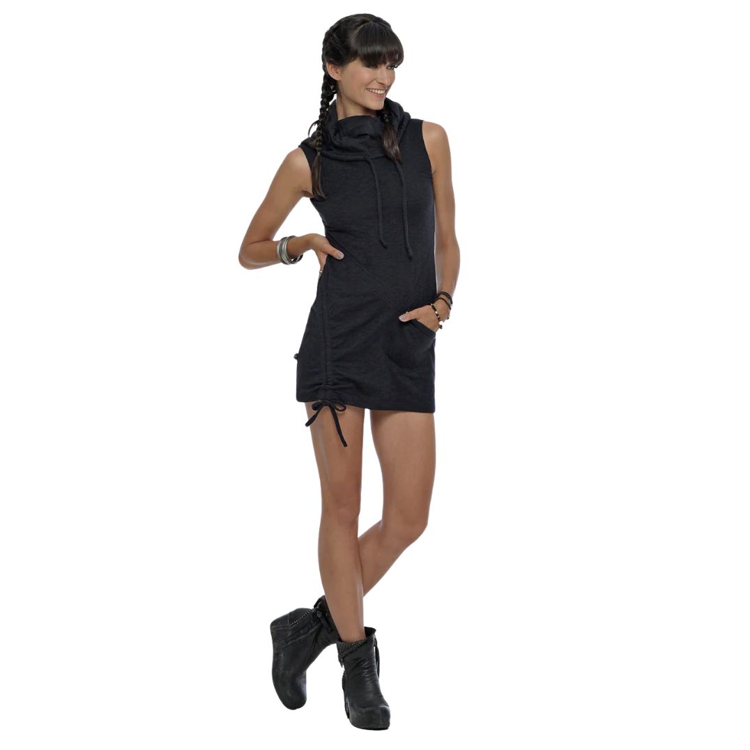 Kleid "Grega Dress" Black – Bild 3