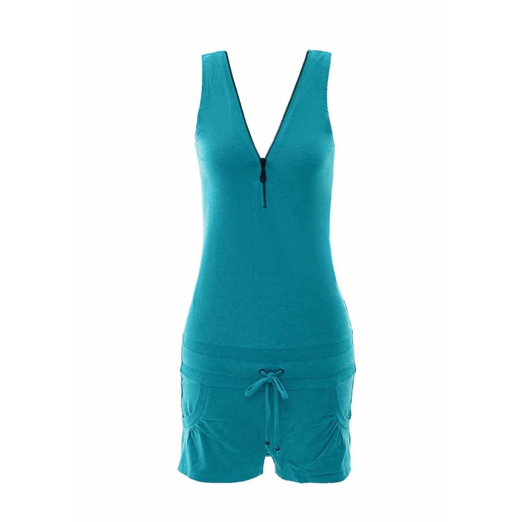Jumpsuit "Kamikaze Onesie" Aqua Melange