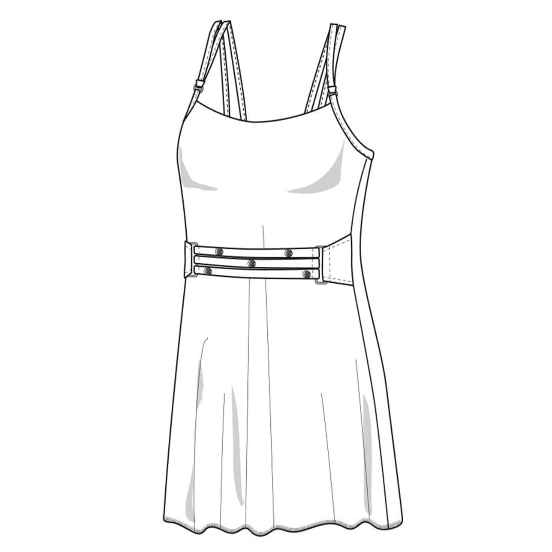 Kleid "Daisy Dress" Hanf - Dusty Mauve – Bild 2