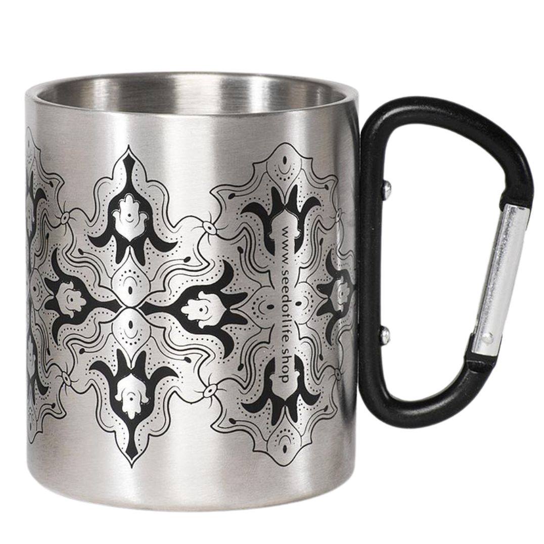 Trinkbecher Edelstahl "Hamsa"