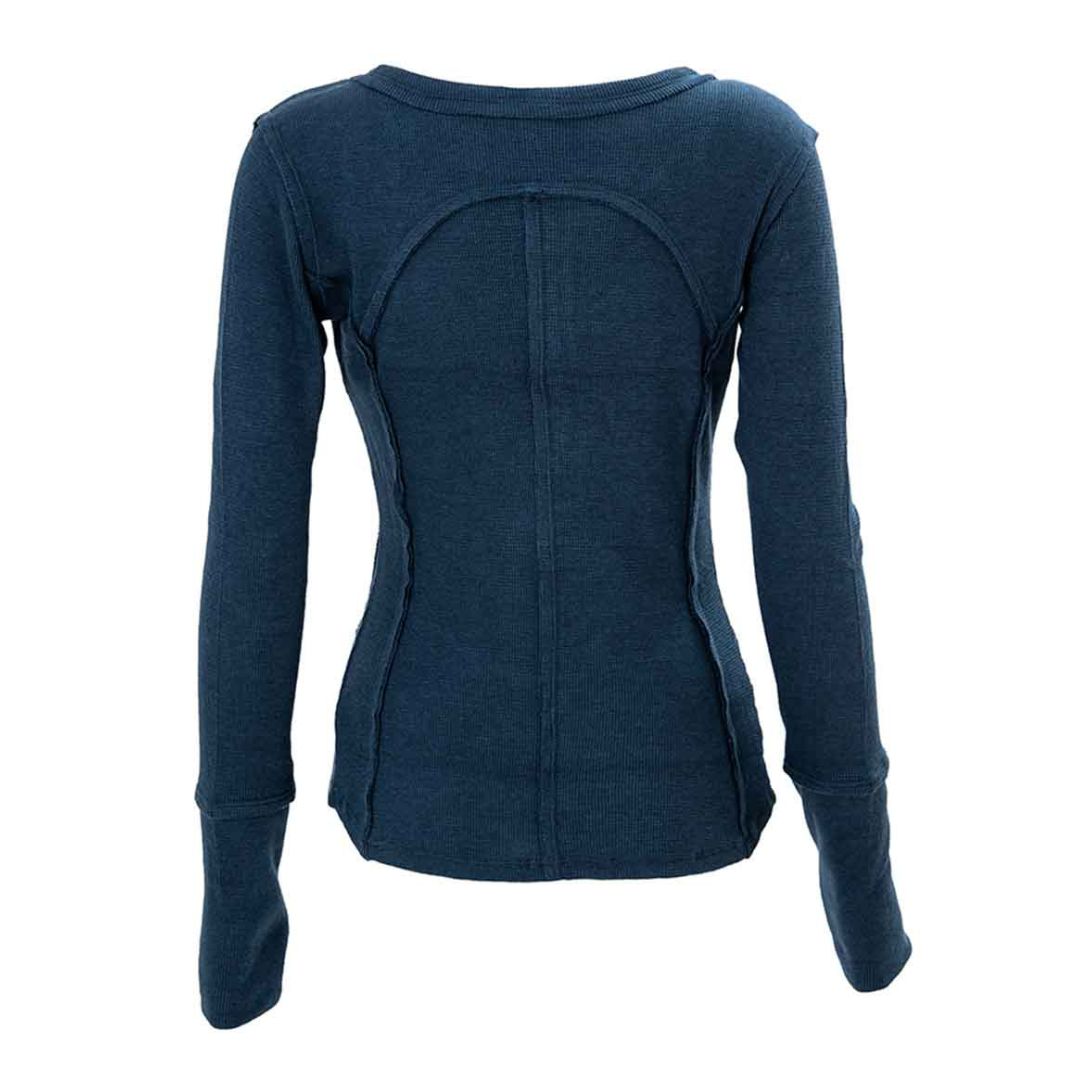 Longsleeve "Zelda" Navy Blue, Bio BW – Bild 5