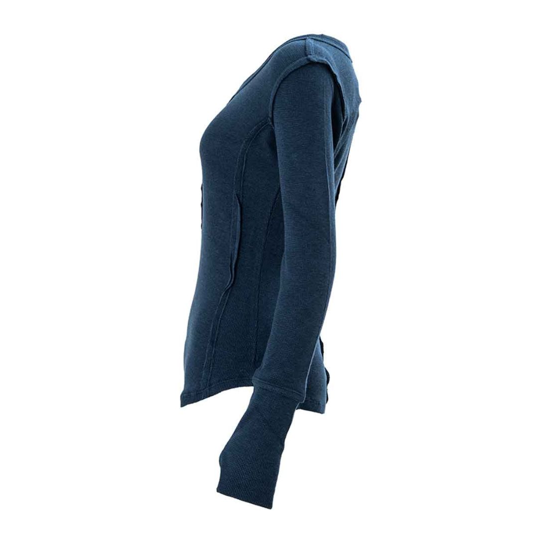 Longsleeve "Zelda" Navy Blue, Bio BW – Bild 4