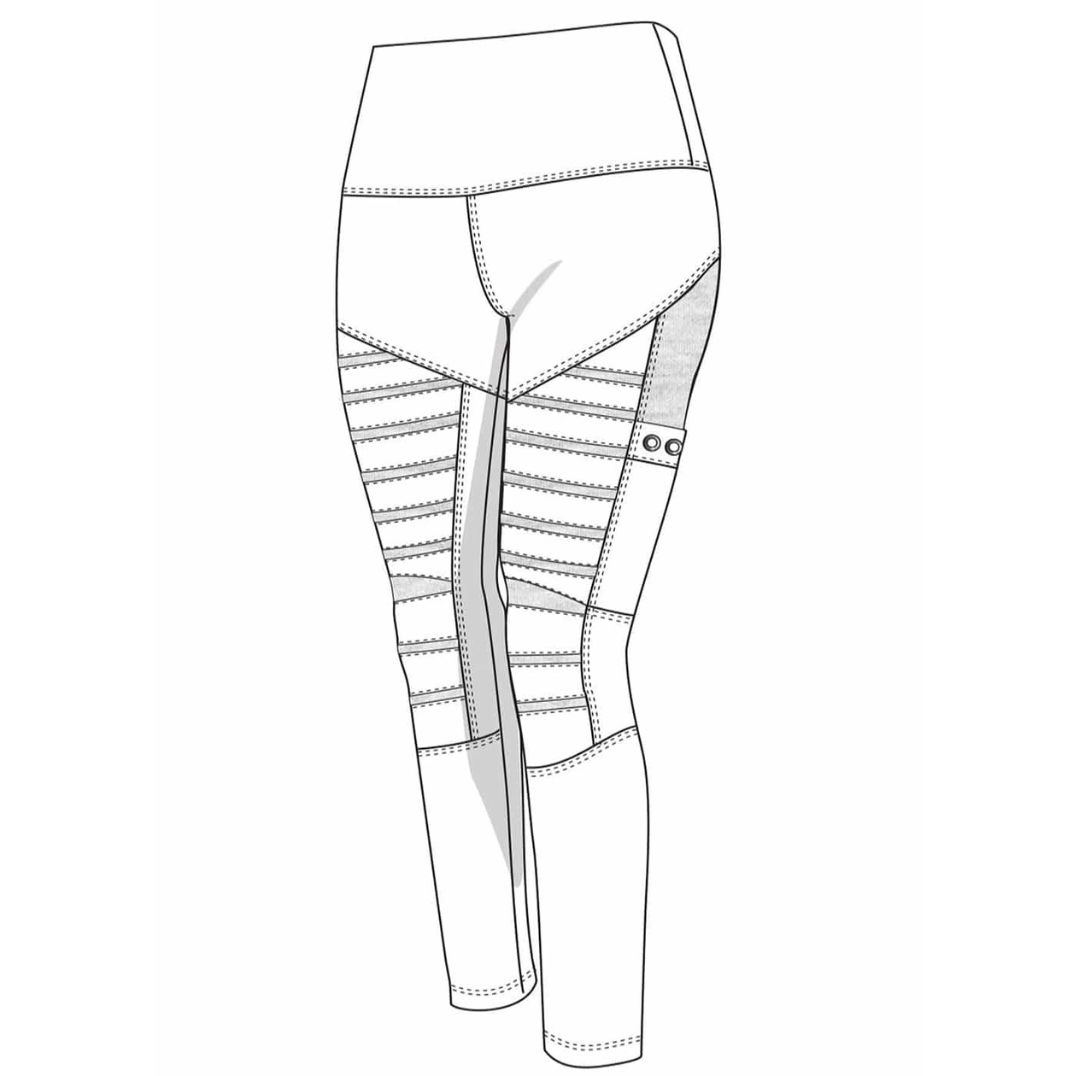 Leggings "Quantum" Green, Bambus – Bild 2