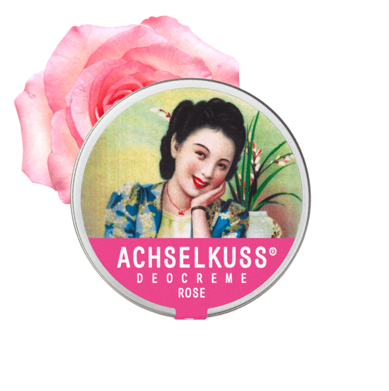 Achselkuss Natürliche Deocreme Rose