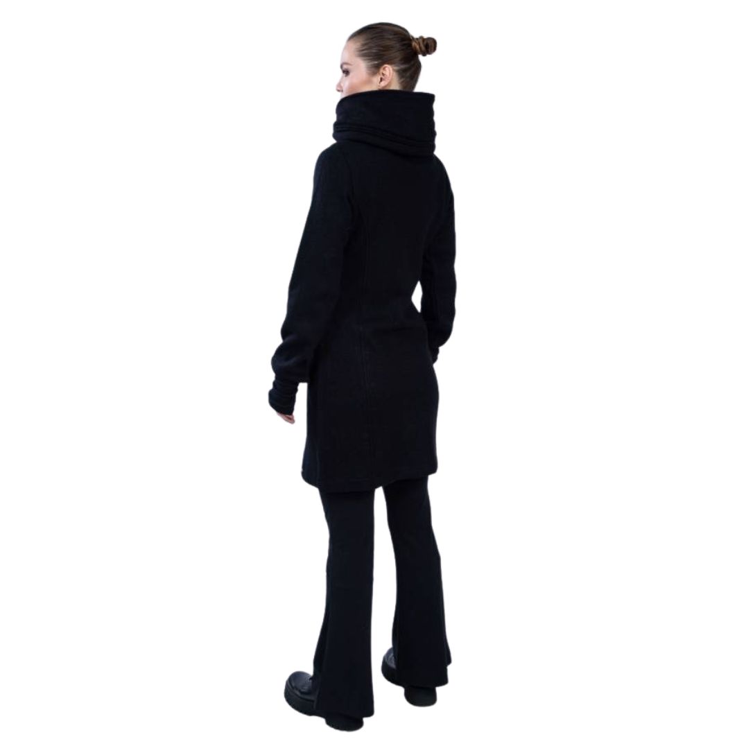 Merinomantel "Madina" Black, mulesingfrei – Bild 3