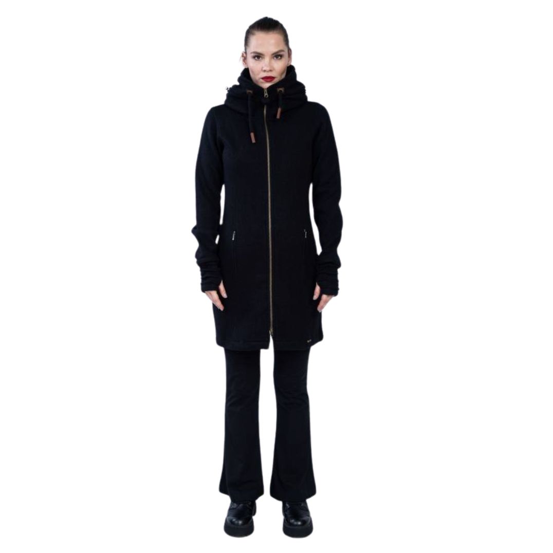 Merinomantel "Madina" Black, mulesingfrei – Bild 6